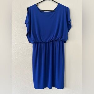 Elegant Blue Women's Dress